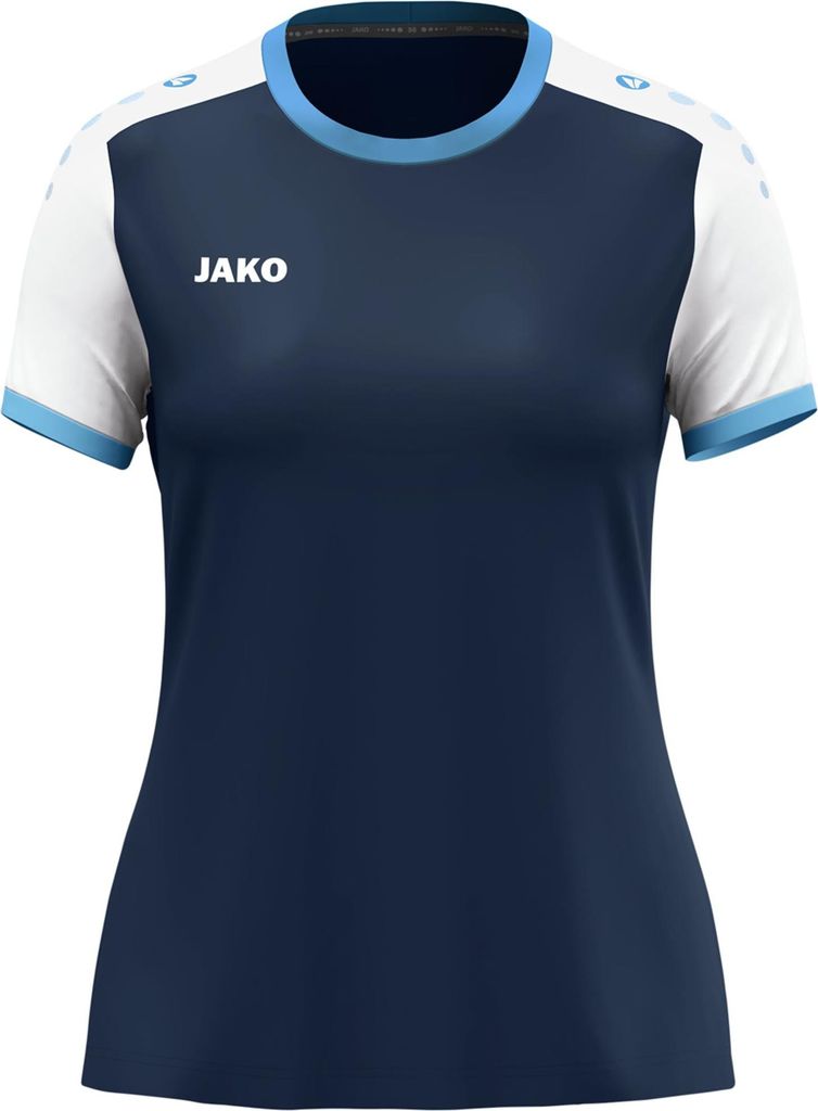 JAKO Damen Trikot Dynamic KA - 4270D, Farbe:marine/weiß/skyblue, Größe:S (34/36)