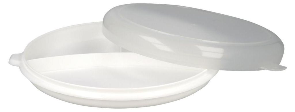 Mikrowellen-Menüteller mit Deckel EUROHOME® Produktbild 