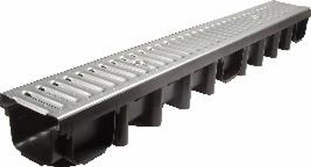 Lineare Entwässerungsrinne 1000*98 Mit Stahlgitter A15 - Mx 01738