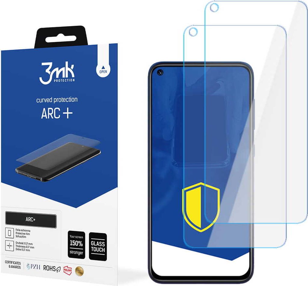 3mk Display Schutzfolie ARC+ für Oukitel C21 0,17mm Self-Heal (2 Stück)