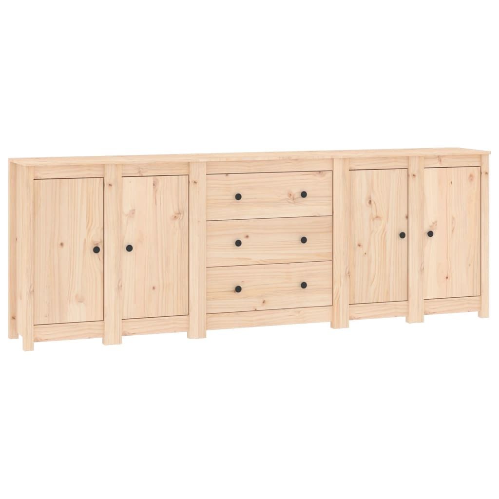 SYFAX Sideboard 230x35x80 cm Massivholz Kiefer
