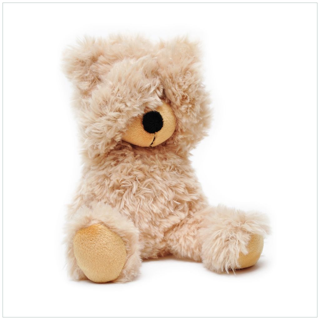 Wallario Möbeldesign - Glasplatte, Schutzplatte mit Motiv - geeignet für Ikea Lack Tisch, Größe: 55 x 55 cm, Motiv: Süßer Teddybär