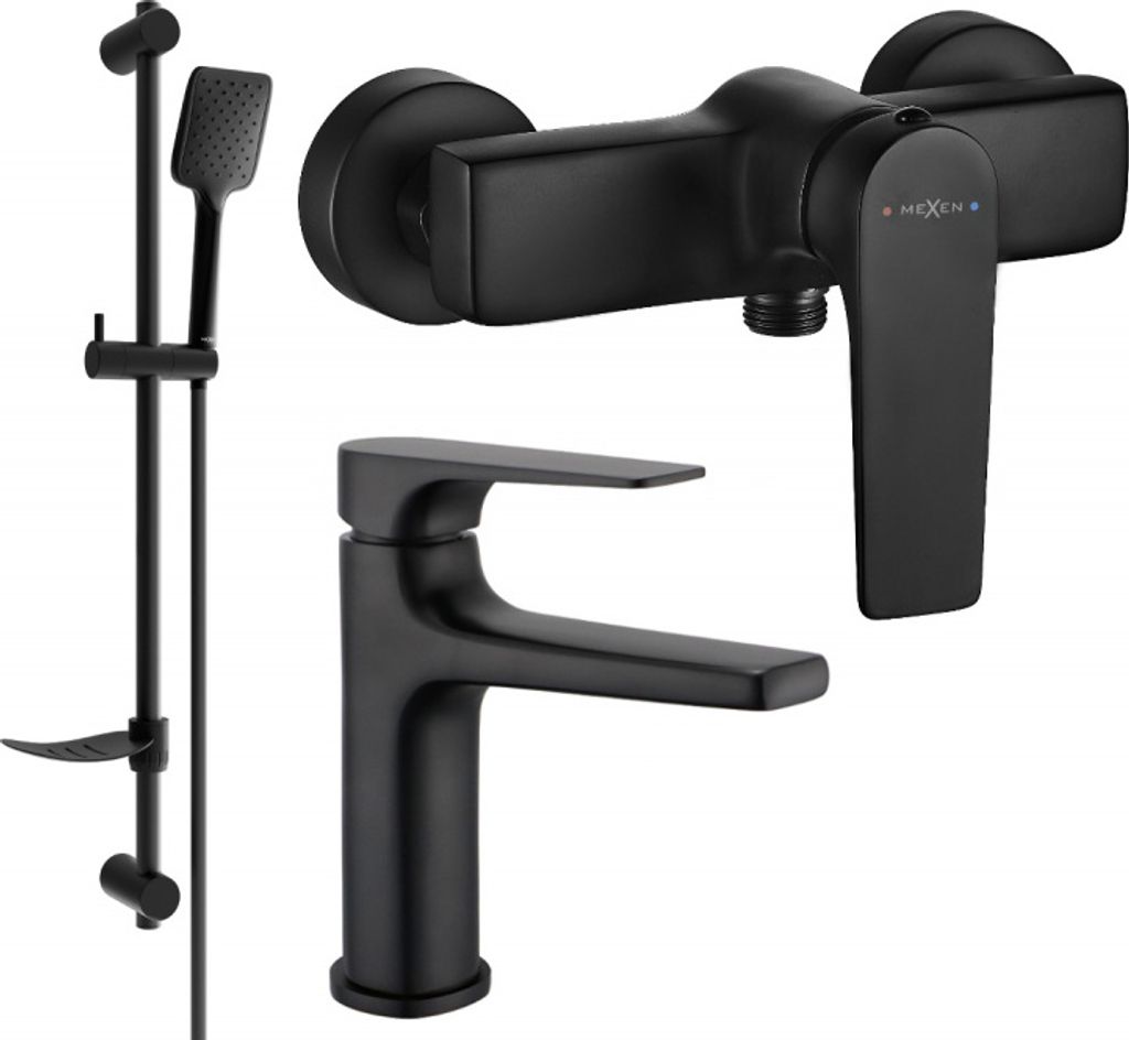 Mexen Lynx DF62 Brausegarnitur, Schwarz - 745904DF62-70