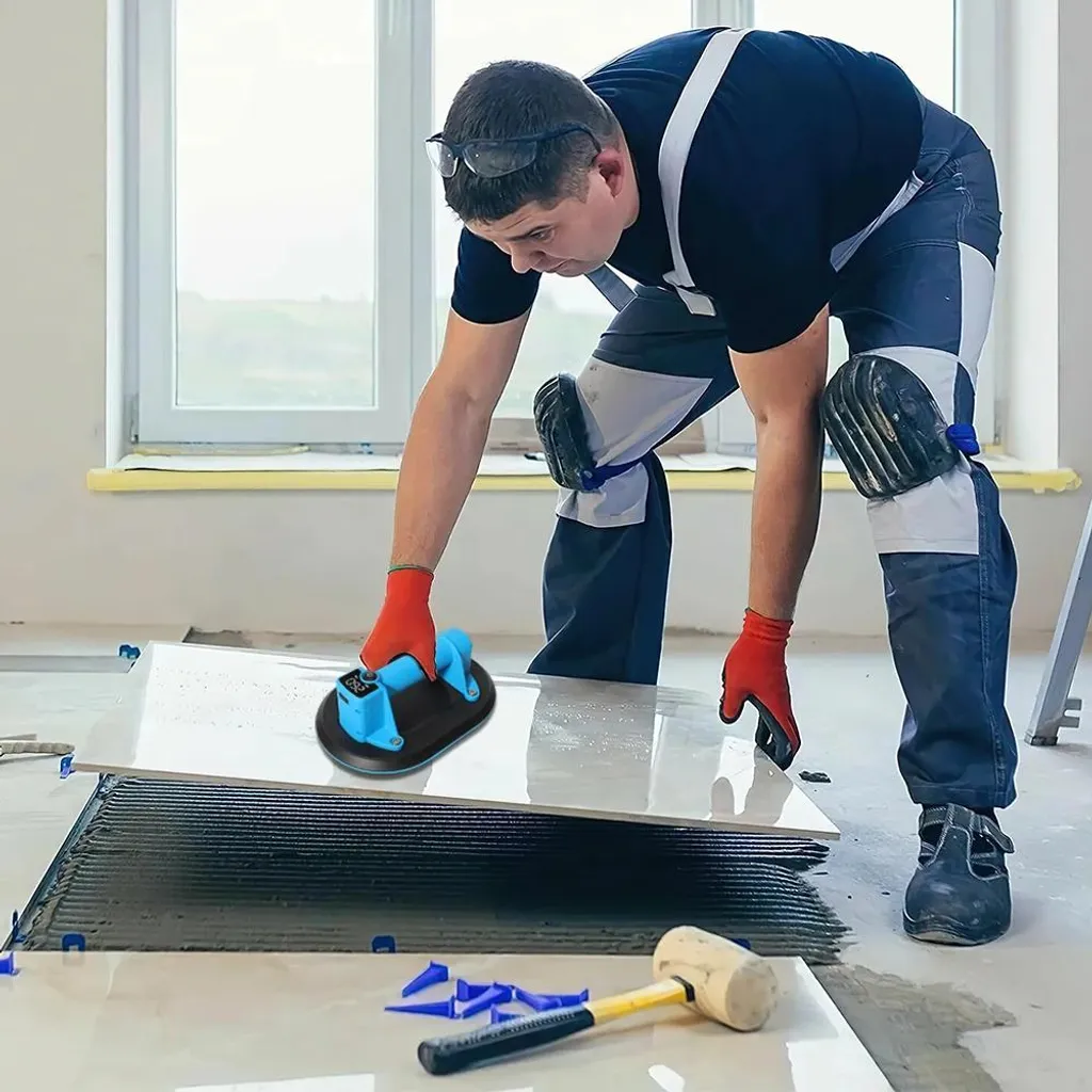 Ventouse électrique 260kg pour la pose de carrelage, pierre et bois - 11