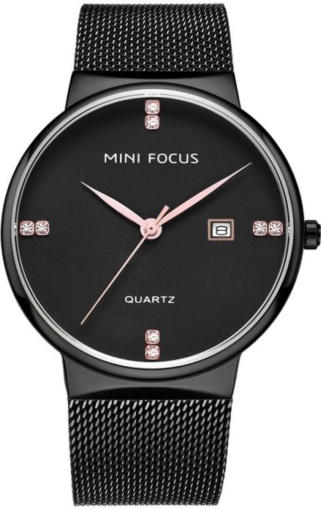 Montre Mini Focus Roselyn Noire KP23922 - Élégance et Résistance Femme