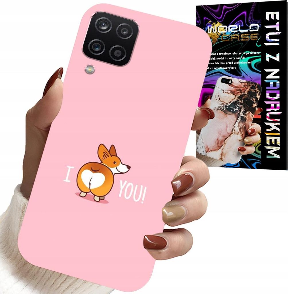 Gehäuse Für Samsung Galaxy A22 5G - Lustige Designs Ich Liebe Dich Hund Fall