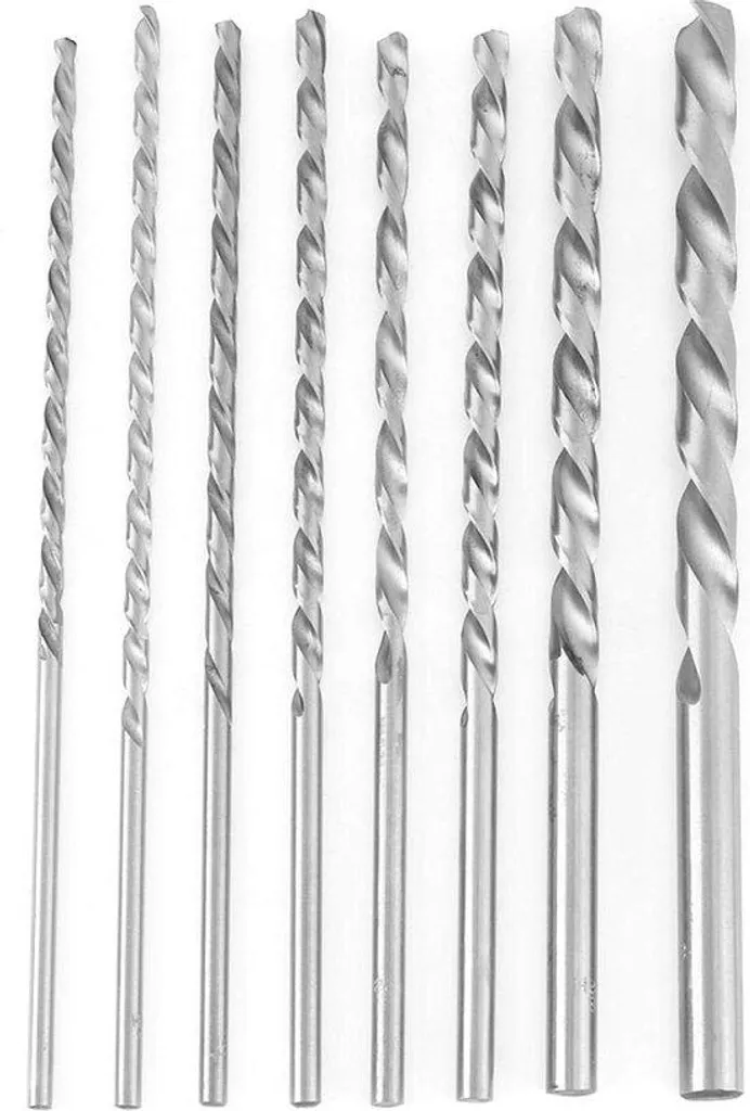 Forets HSS bois à haute résistance thermique - 8 tailles de 4mm à 10mm