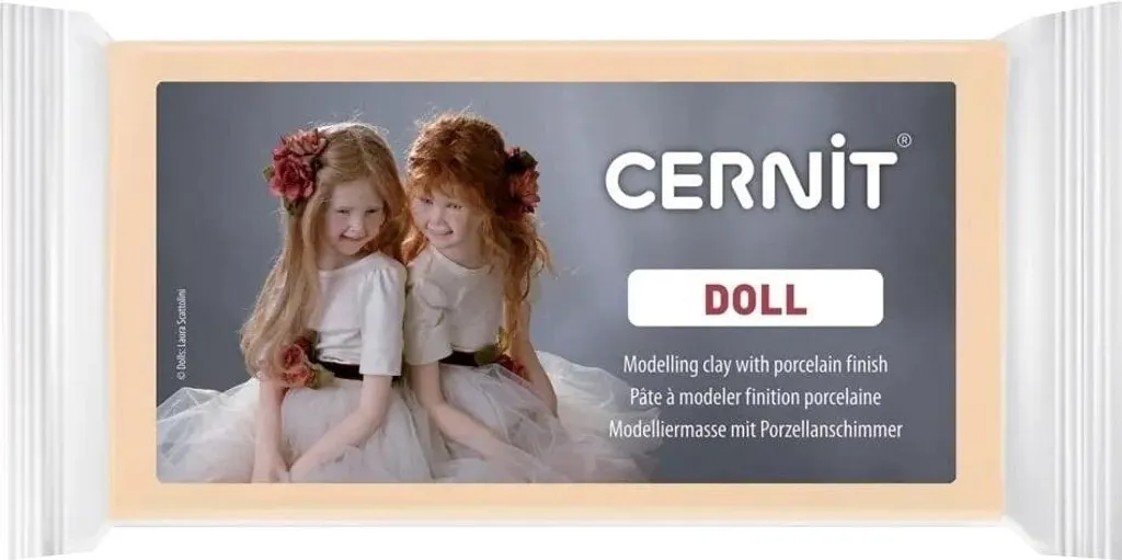 Pâte à Modeler Polymère Cernit Doll Collection Teinte Sun Tan 500g