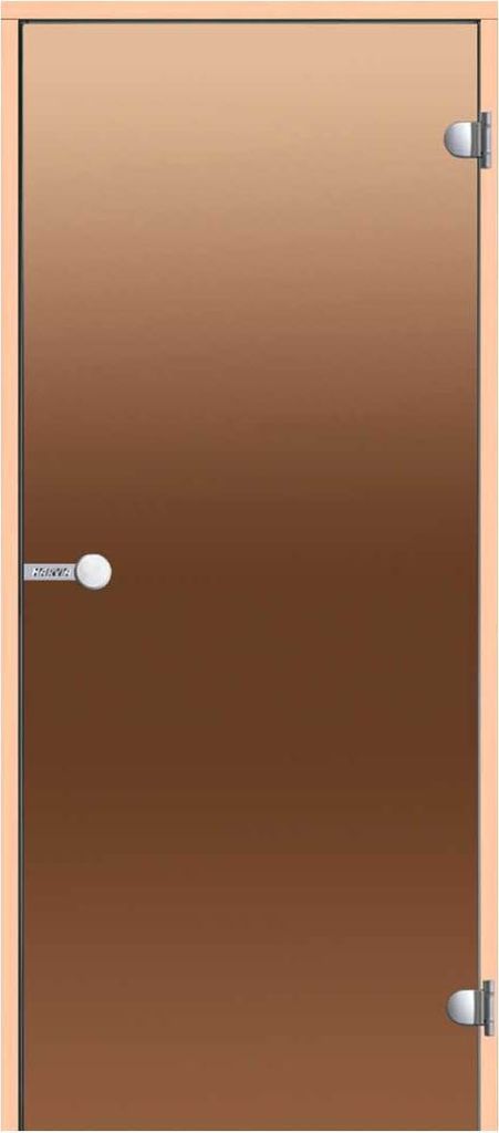 Porta per sauna Harvia Frame - ontano / vetro bronzo / 70 x Immagine del prodotto 