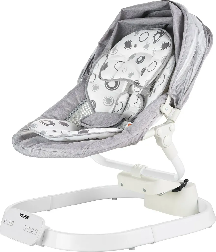 Balançoire Bébé Bluetooth avec Télécommande et 3 Inclinaisons Ergonomiques - 9