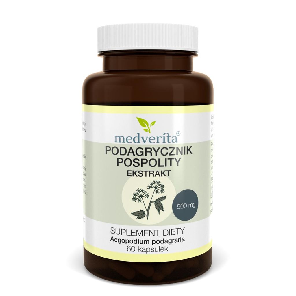 Medverita Giersch Extrakt 500 mg – Aegopodium podagraria, Produktbild 