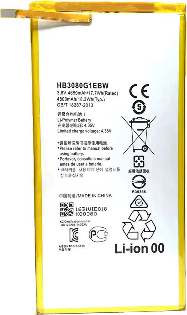 Tradebit Akku für Huawei MediaPad T3 10/T3 8.0/T1 10/M3 Lite 8 + Montageband Handy Akku Li-Ion Ersatzakku Reparatur