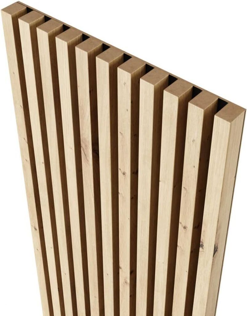 MEBANO. Akustické panely na černé desce 4 kusy 240x18,5 cm Obrázek produktu 