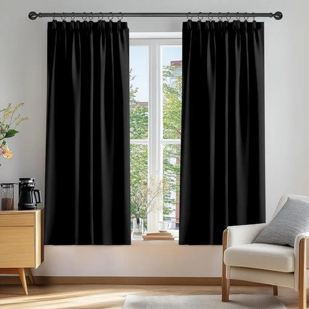 Volet roulant manuel thermique noir 107x160 cm pour rénovation maison