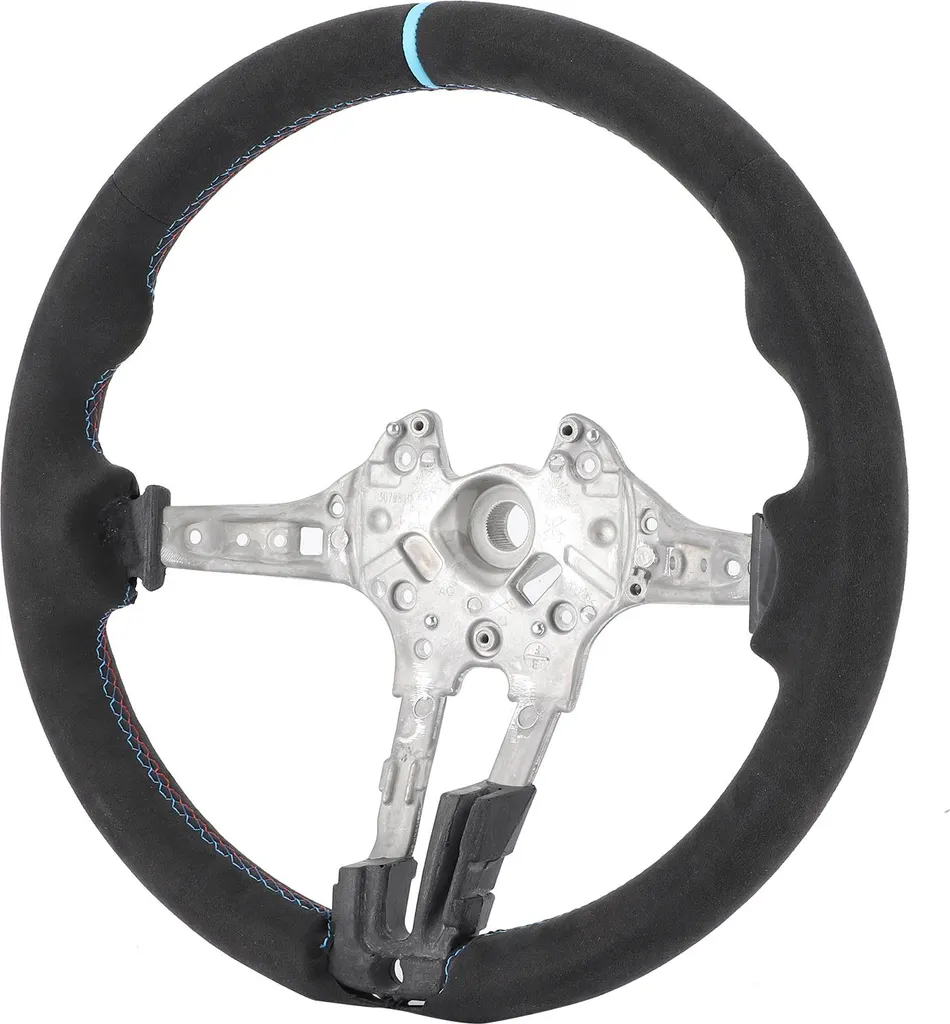 Volant M Performance en daim bleu pour BMW F20 F22 F30 F32 M2 M3 M4