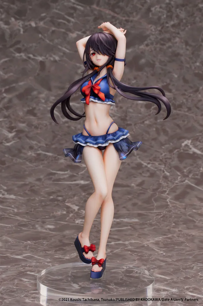 Figurine Kurumi Tokisaki idéale pour décorer une étagère manga 24cm