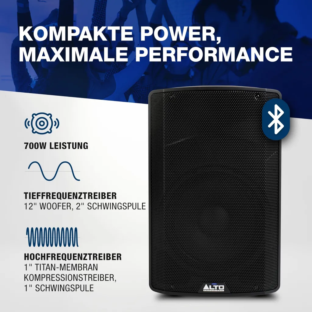 Enceinte Active Alto TX 412 Solution Audio Idéale pour DJ et Soirées - 3
