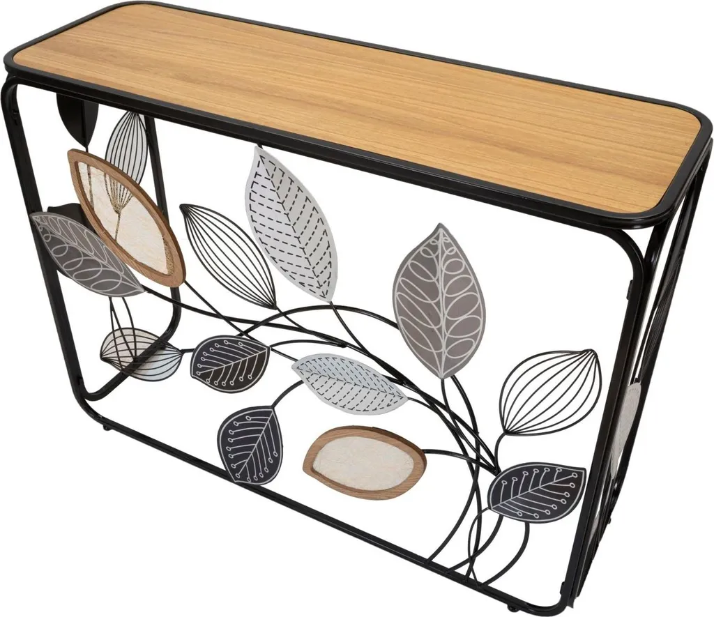 Console de Entrée Moderne Autumn Multicolore en Verre et Structure Métal - 3