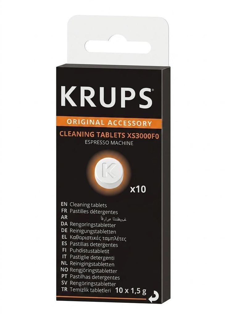 Krups Reinigungstabletten XS3000F0 für Kaffeevollautomaten Produktbild 