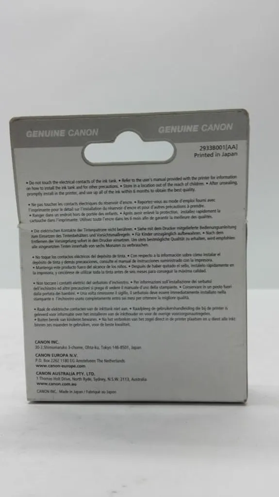 Canon CLI-521 BK Originale - Inchiostro Nero per Foto Brillanti - 10