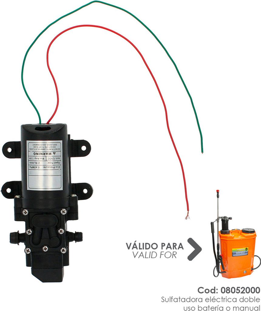 Motore per solfatatrice 08052000 Solfatatrice a batteria 12 Immagine del prodotto 