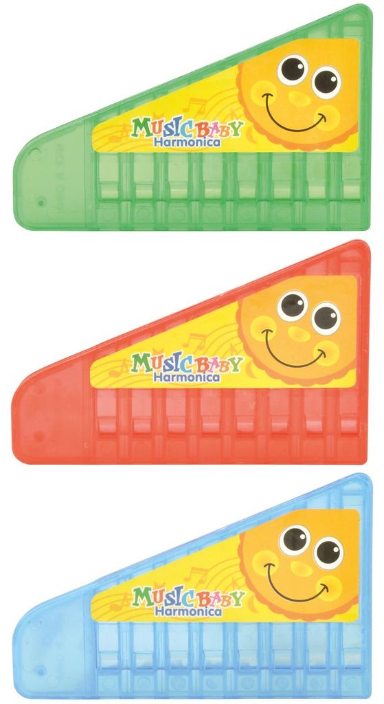 EDUPLAY Mundharmonika, mehrfarbig (Farbe zufällig, 1 Stück) Produktbild 