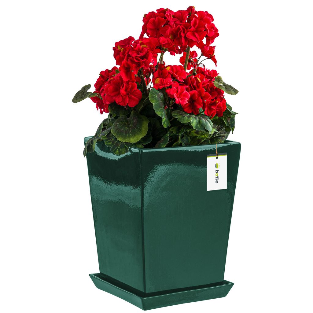 Blumentopf Blumenübertopf mit Untersetzer Blumenbehälter Produktbild 