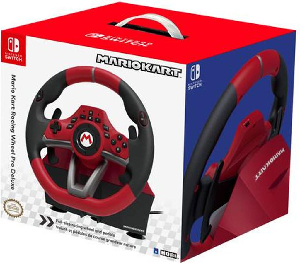 Hori Mario Kart Racing Wheel Pro Deluxe, Volant + Pedály, Obrázek produktu 