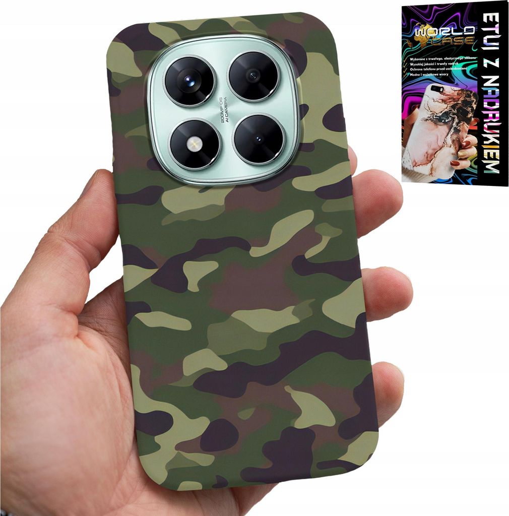 Etui Für Xiaomi Note 14 Pro+ 5G - Moro, Militärische Farben Militaryfan Etui