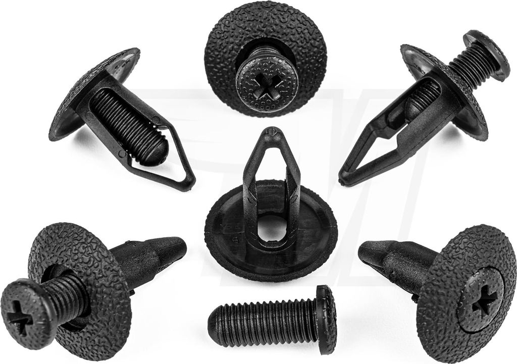 10x Befestigungs Clip + Schraube für Mitsubishi Nissan Mazda Verkleidung | H3816888500 MB547806