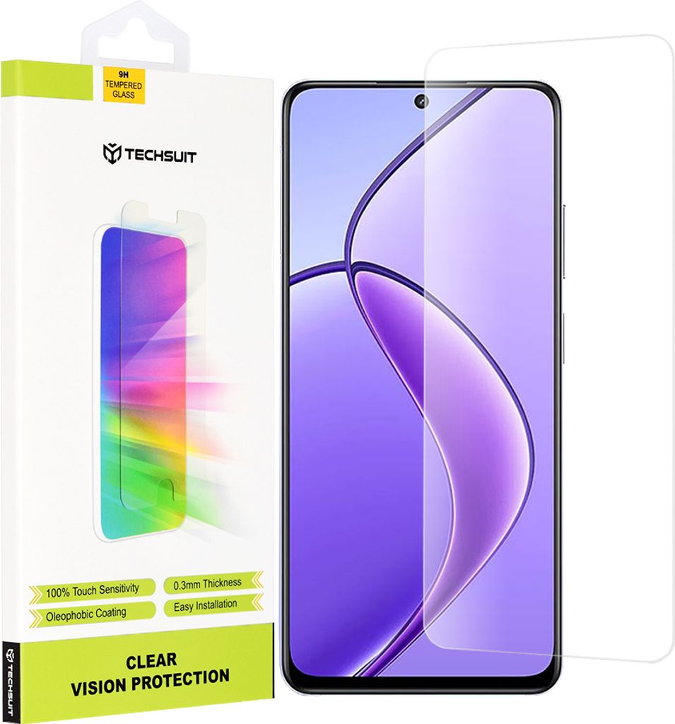 Techsuit Schutzglas 9H für Xiaomi 12/12x - Transparent Produktbild 