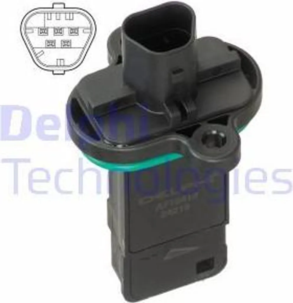 Capteur de débit d'air massique Delphi compatible Opel Corsa et Adam