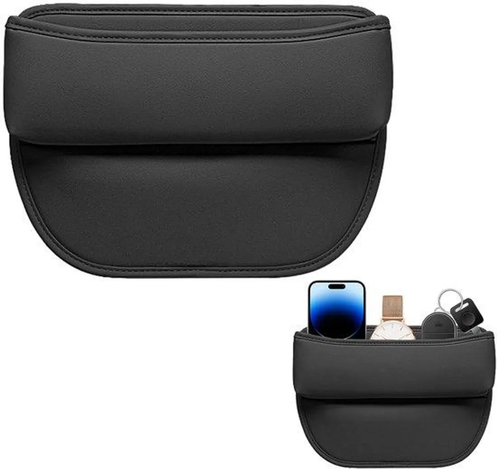 Rangement latéral pour siège auto noir - Organiseur intérieur pratique