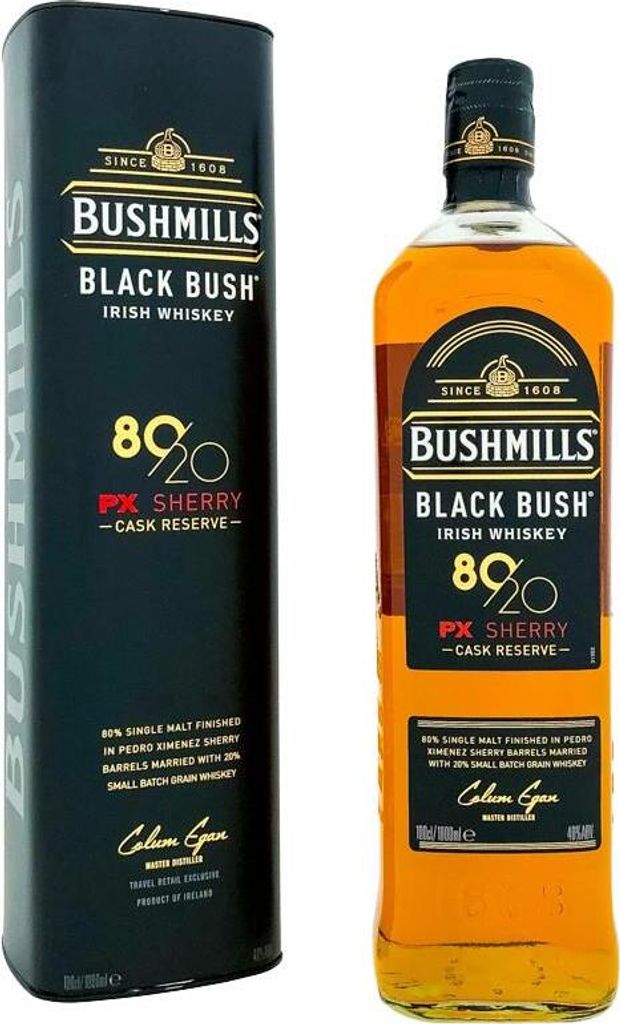 Bushmills Black Bush 80/20 PX Sherry Cask Reserve + Box Produktbild 