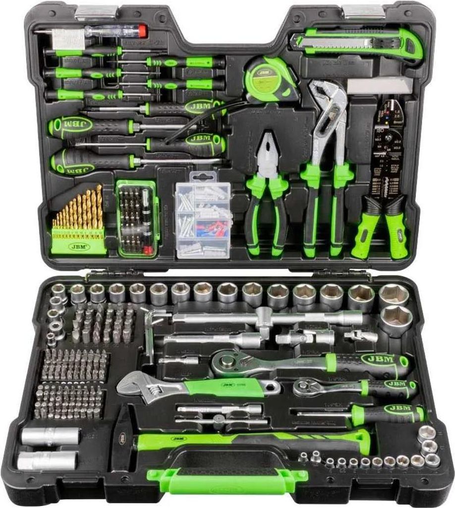 JBM 53212, Steckschlüssel-Satz, 1/4", Metrisch, 4,4.5,5,5.5,6,7,8,9,10,11,12,13,14,15,16,17,18,19,20,21,22,23,24,27,30,32 mm, 9,45 kg