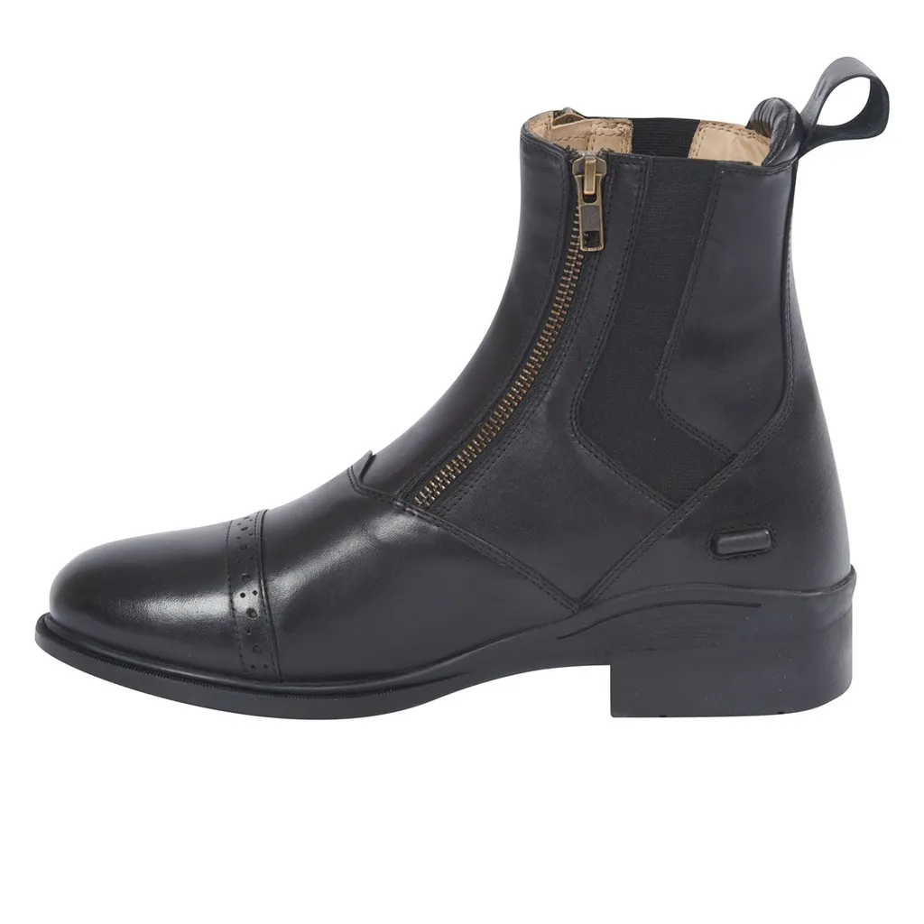Bottes Paddock en Cuir Dublin Evolution Double Zip Noir pour Cavalier