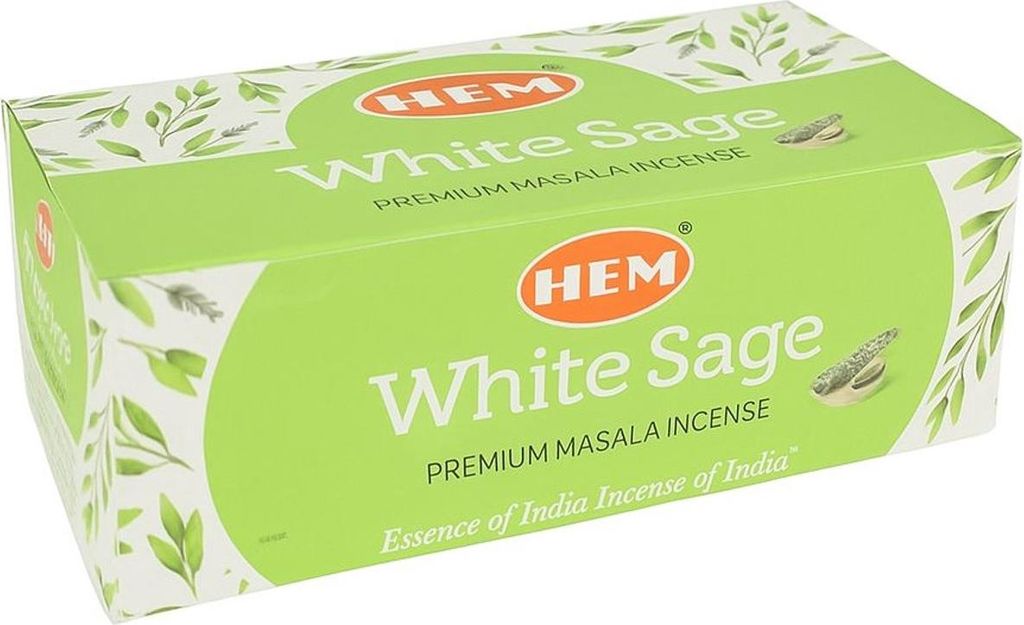 Hem - Premium - Kadidlo - Biela šalvia - Masala - 12 balení Obrázok produktu 
