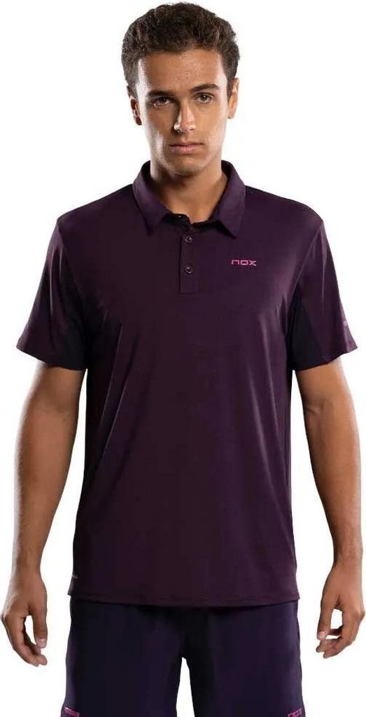 Nox Pro Kurzarm-poloshirt Lila M Herren Lila M