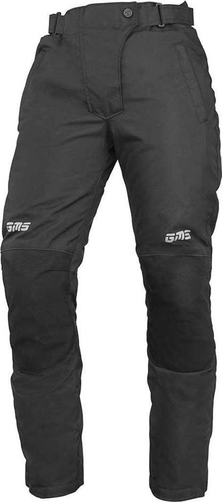 GMS Starter Damen Motorrad Textilhose, schwarz, XS