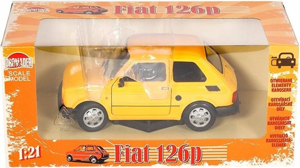 Welly Fiat 126P W Skali 1:21 0660 Zdjęcie produktu 