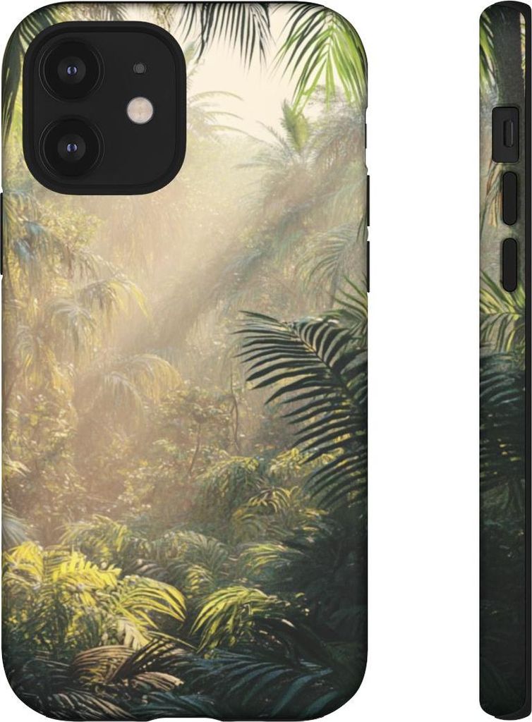 Tropischer Wald im Sonnenlicht – Hülle Kompatibel mit iPhone 12