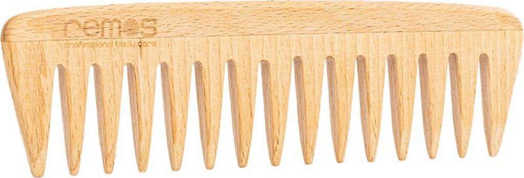 Holzkamm grob 18 cm aus Buchenholz