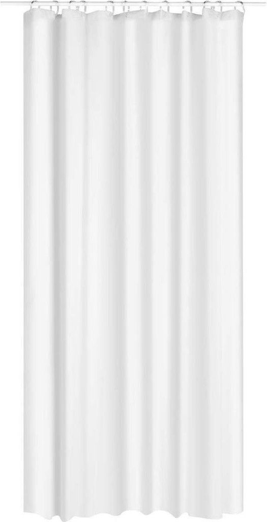 Vorhang Dusche Badezimmer COLORAMA ENTREE DE GAMME Weiß 180x200 cm HOMLA