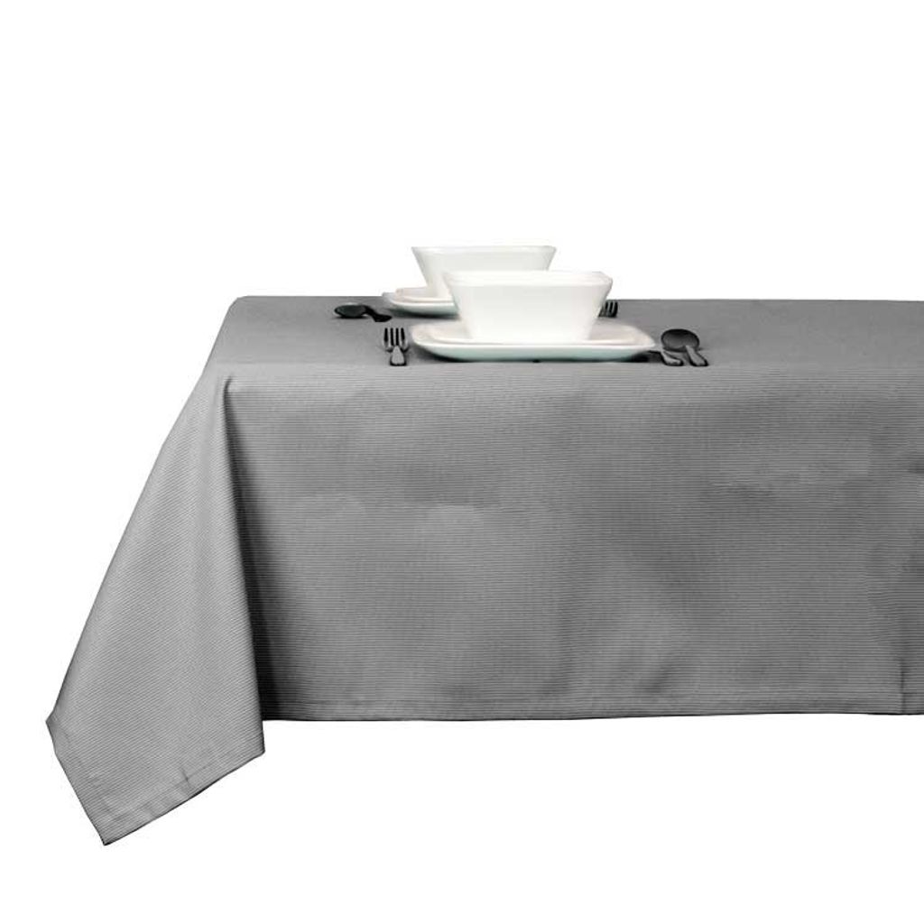 Unique Living - Tischdecke Bliss Outdoor Dunkelgrau 85x85