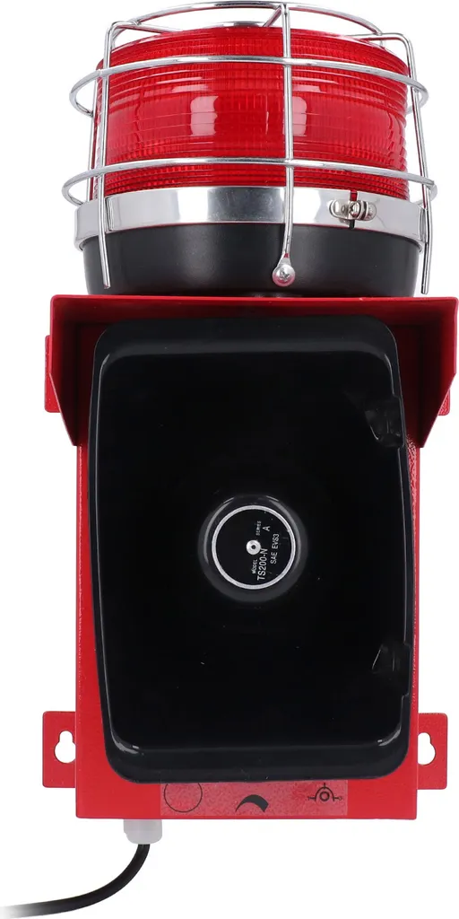 Sirène Industrielle LED 120dB Étanche avec Volume Réglable - 220V - 5