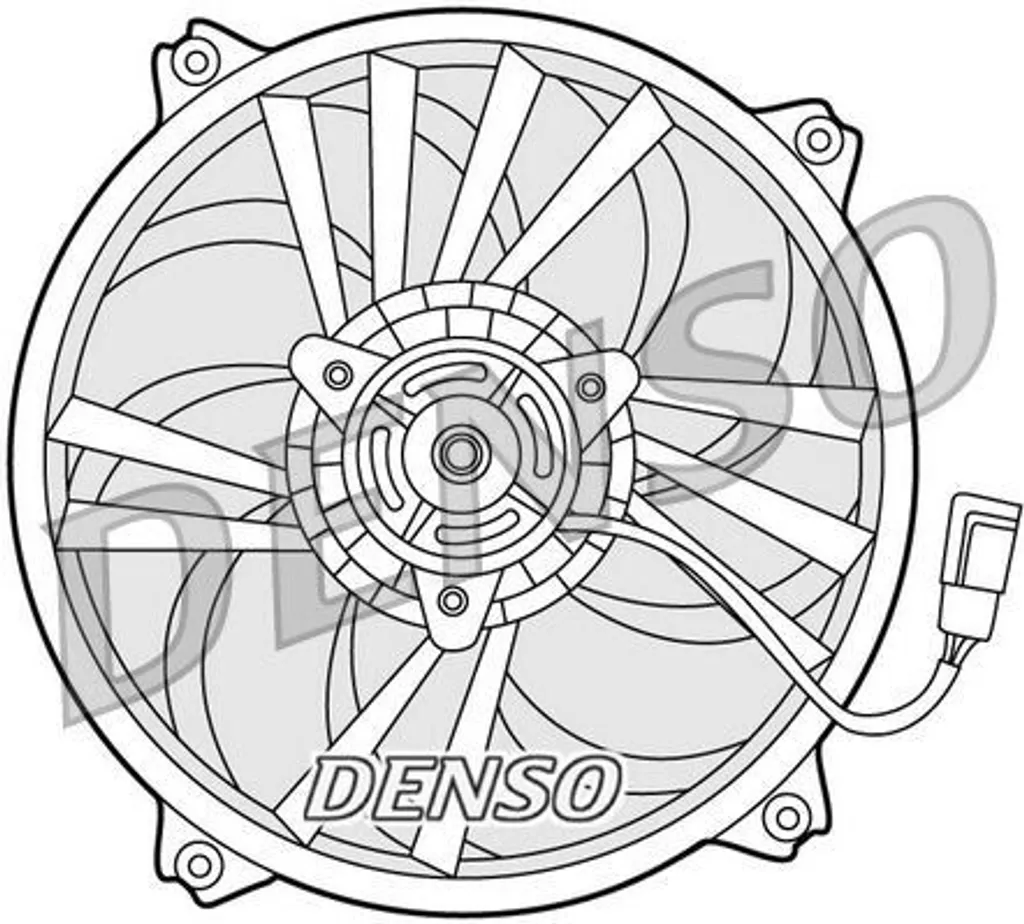 Ventilateur Radiateur Silencieux DENSO DER21015 OE 125397 Performance