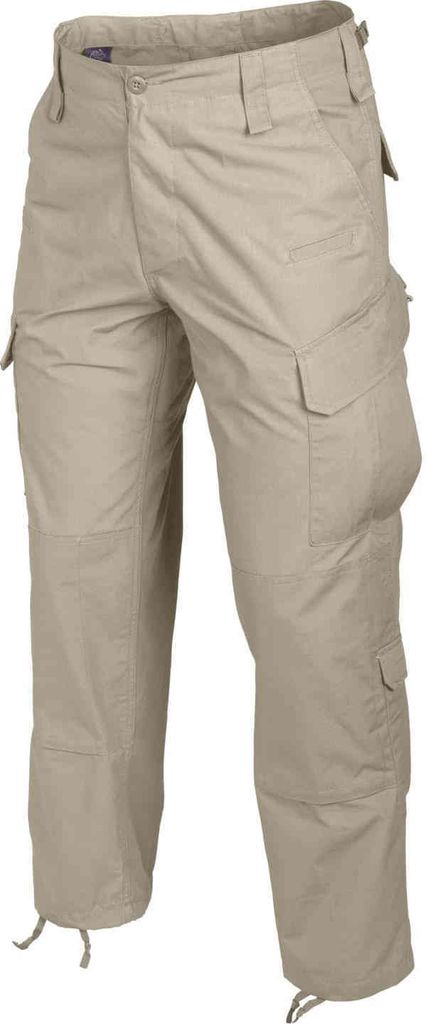Helikon-Tex CPU-HOSE – Baumwoll-RipStop – in mehreren Varianten erhältlich, Größe:M/Long, Farbe:Khaki
