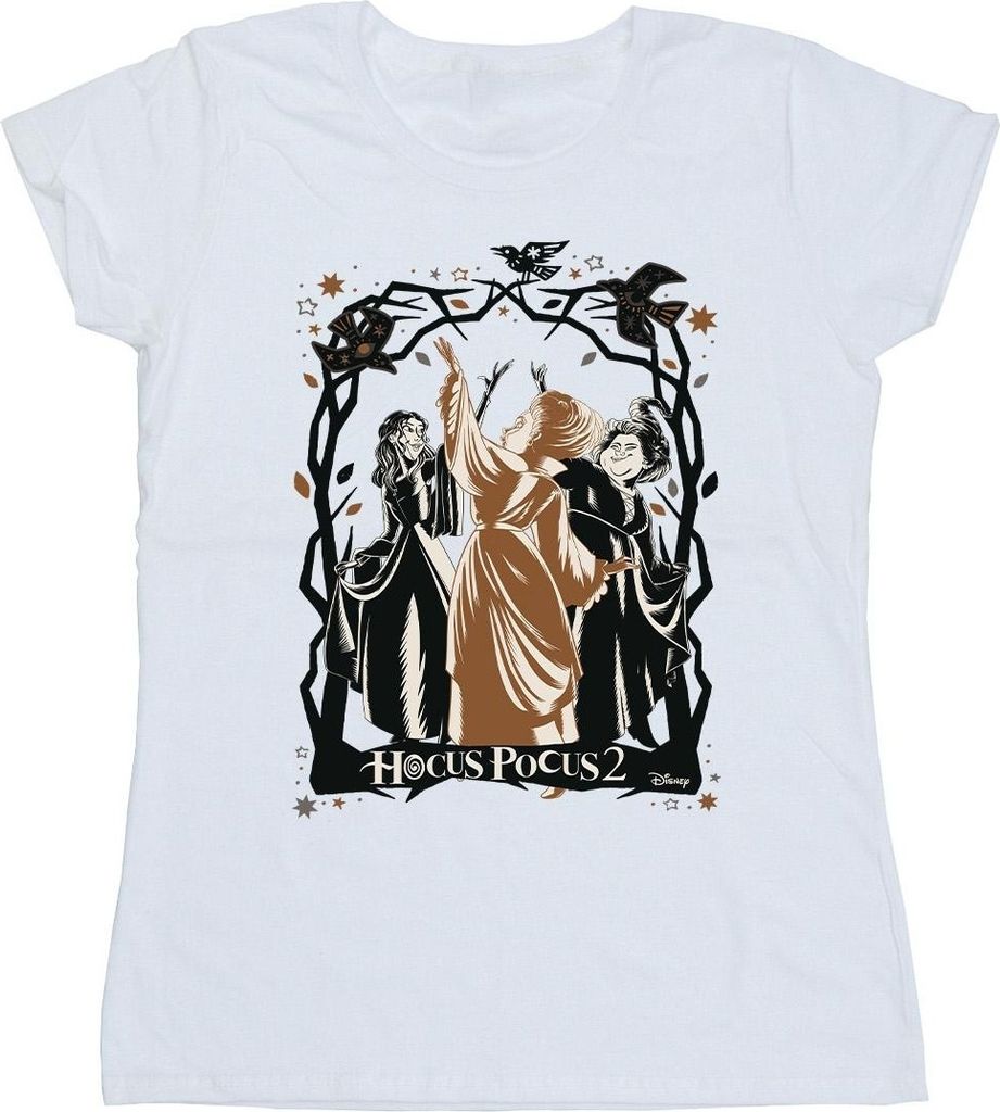 Disney - "Hocus Pocus" T-Shirt für Damen BI48505 (M) (Weiß)
