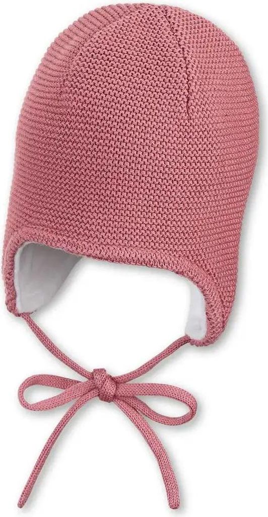 sterntaler texil STRICKMUETZE GOTS ROSA ROSA 33