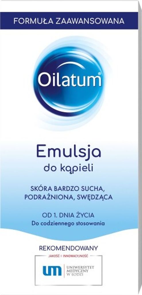 Oilatum Formuła Zaawansowana Emulsja do kąpieli, skóra Zdjęcie produktu 